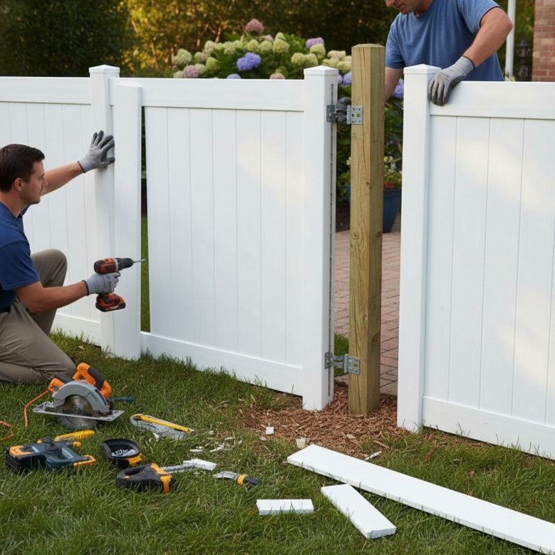 Contact About Vinyl Fencing Installation