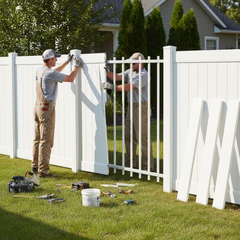 Vinyl Fencing Installation