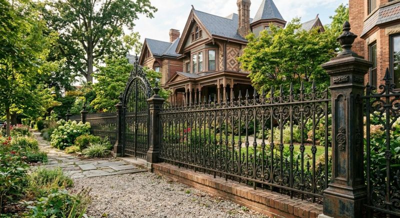 Victorian Fence Installation in Alpharetta, GA