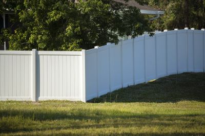 Completed Vinyl Fence